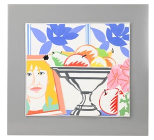 Tom Wesselmann Rosenthal Porcelain Still Life COA