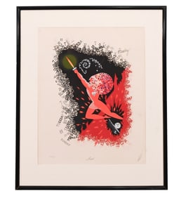 Erte "Aries" Limited Edition Serigraph Signed
