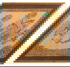 Balinese Thangka Gauche Painting Dragon