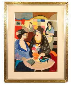 Itzchak Tarkay Signed Artists Proof Cafe Select II