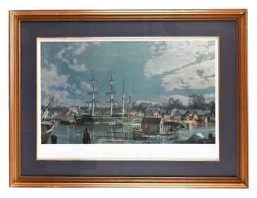 John Stobart Signed Numbered Print Mystic Seaport