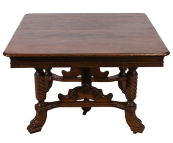 Antique Renaissance Revival Carved Table