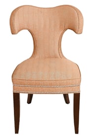 Mid Century Custom Upholstered Accent Chair