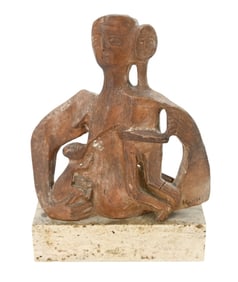 Gabriel Kohn Signed Expressionist Sculpture Mother