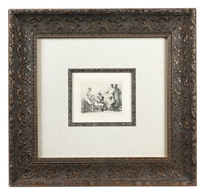 Pierre-Paul Prud'hon Etching Andromaque w COA