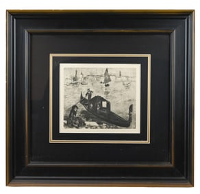 Pierre Auguste Renoir Heliogravure Framed Venice