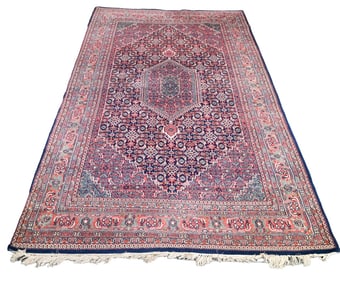 Vintage Floral Hand Woven Khaskan Rug
