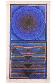 Syed Haider Raza Acrylic on Canvas 1996