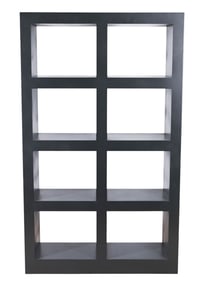 Mid Century Metal Shadow Box Tower Shelf