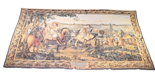 La Prise de Lille Medieval European Tapestry