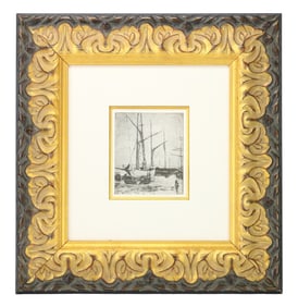 Pierre Bonnard Les Bateaux Original Engraving