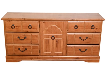 Rustic Farmhouse Style Entertainment Cabinet