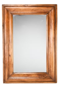 Antique Maple Ogee Wall Mirror