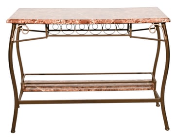 Ashley Furniture Faux Marble Bar Table