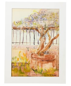 Syed Haider Raza Untitled Watercolor on Paper