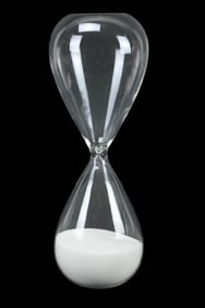 Art Glass Hand Blown Hour Glass