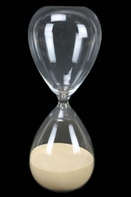Art Glass Hand Blown Hour Glass