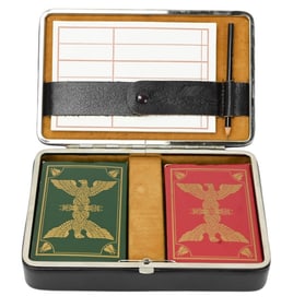 Concorde Airliner Leather Playing Card Box Set