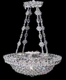 Italian Dome Crystal 12 Light Chandelier