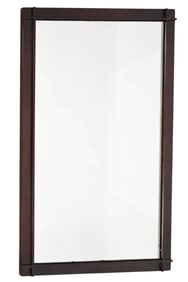 Rectangular Solid Wood Frame Vertical Mirror