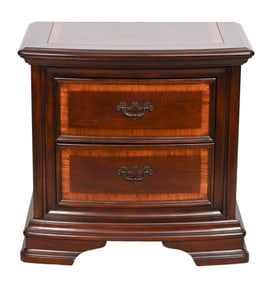 Vintage Style Cherry Brown Nightstand