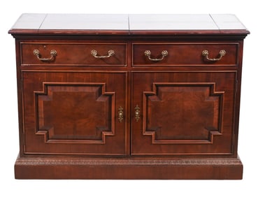 Century Slide Top Rolling Dry Bar Buffet Server