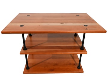 Salamander Designs Solid Wood and Steel Stand