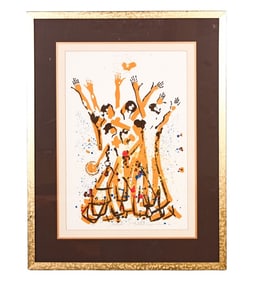 Gerald Duane Coleman Signed Lithograph Hallelujah