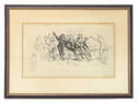 Philip Evergood Signed Engraving Primitive Dance