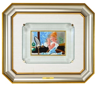 Basso Rilievi Hand Painted Sterling Silver Plaque