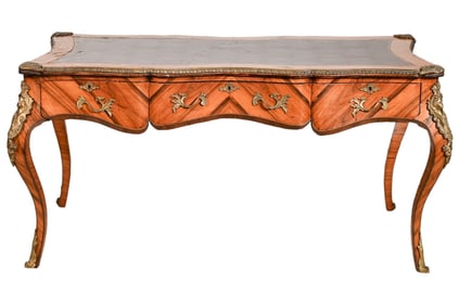 Antique French XV Style Bureau Plat