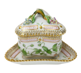 Royal Copenhagen Flora Danica Custard Cup Set