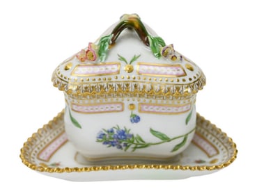Royal Copenhagen Flora Danica Custard Cup Set