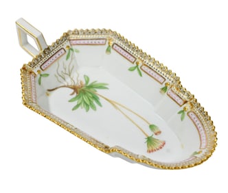 Royal Copenhagen Flora Danica Bowl w Handle