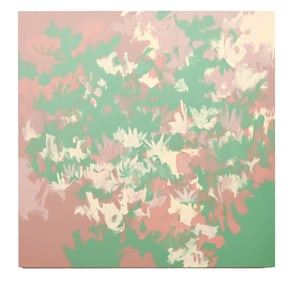 Abstract Mural Size Acrylic Painting Unframed