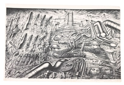 Alejandro Romero Signed Edition Engraving