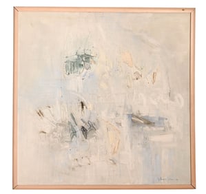 Signed Large Scale Abstract Oil Painting