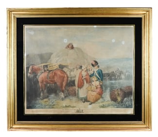 18C Wheatley & Murphy Engraving Departure Brighton