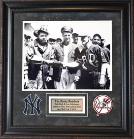 Commemorative Photo of the Bronx Bombers