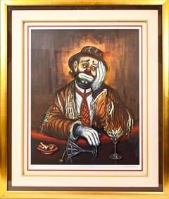 George Crionas "Double Martini" Serigraph