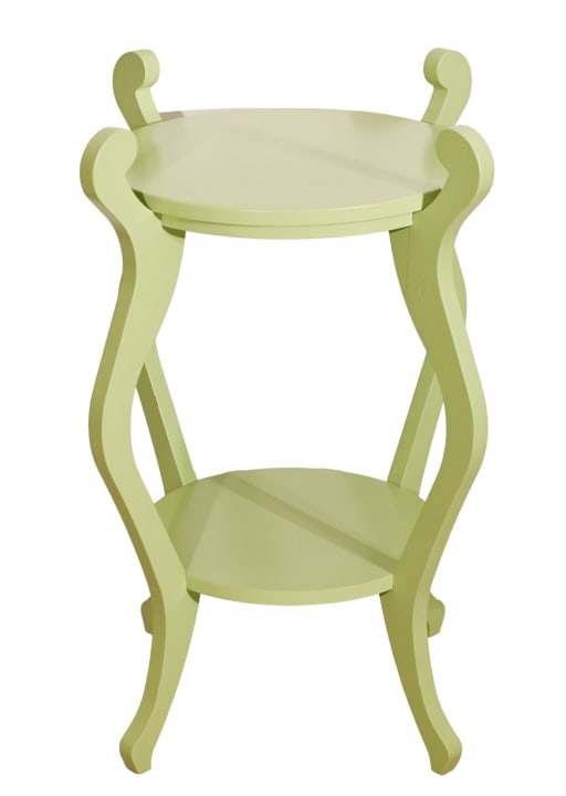 Maine Cottage Carved Painted Fiddlehead End Table (1 of 11)