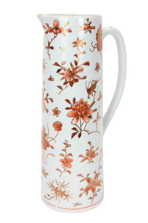 Japanese Hand Painted Porcelain Pitcher Vase (1 of 13)