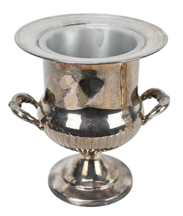 Neo Classical Urn Silver Plate Champagne Bucket (1 of 7)