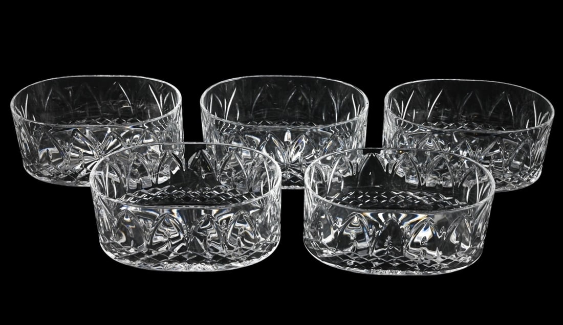 10 Cut Glass Style Matching Trinket Dishes (1 of 7)
