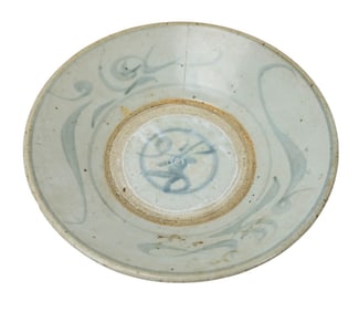 Chinese Ming Style Painted Porcelain Dish