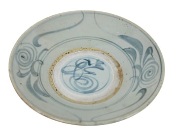 Chinese Ming Style Painted Porcelain Dish