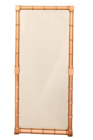 Gilt Bamboo Style Carved Mirror