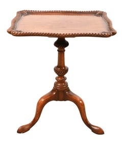 Antique George III Style Mahogany Tray Top Table