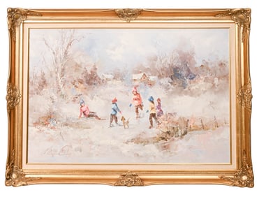 Marie Charlot Signed Impressionist Oil Painting