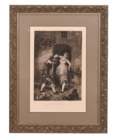 Stephen J. Ferris An Unequal Struggle Etching